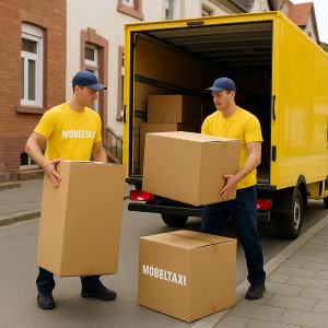 Möbel bis Bordstein transportieren lassen